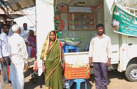 Organic veggies from field to van to customer