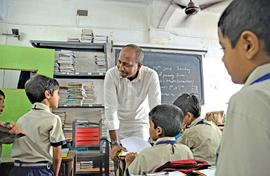 Mamoon’s English medium, co-ed slum school