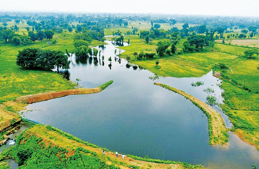 Map and save water bodies